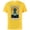 Yellow, variant on Marvel Tarot Arcana Black Panther as the Judgement Card - Short Sleeve Cotton T-Shirt for Adults - Customized-Athletic Heather