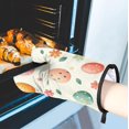 thumbnail image 5 of Happy Easter Oven Mitts and Pot Holders Set of 2, Spring Eggs Heat Resistant Oven Mitts Kitchen Oven Glove for Cooking, Baking, 5 of 6