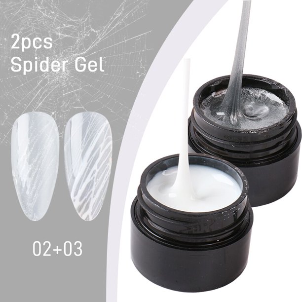 2 uds línea de araña uñas Gel polaco dibujo Web seda línea UV barnices híbridos tirando pintura DIY manicura decoración laca CH1615 Tan Jianjun unisex