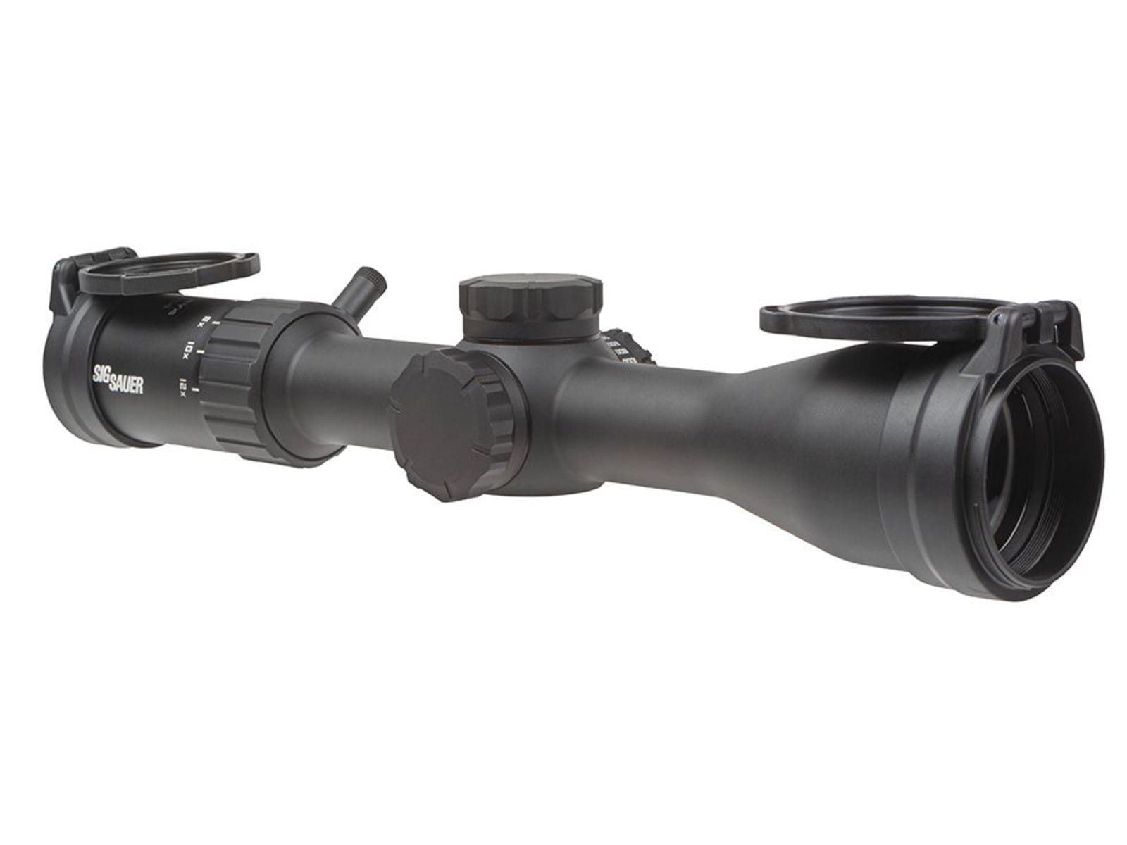 Sig Sauer WHISKEY4 3-12x44mm Riflescope w/ SFP Quadplex Reticle