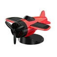 thumbnail image 4 of Yinanstore Solar Powered Rotating Aircraft Model Sun Operated Car Interior Decoration Red, 4 of 8