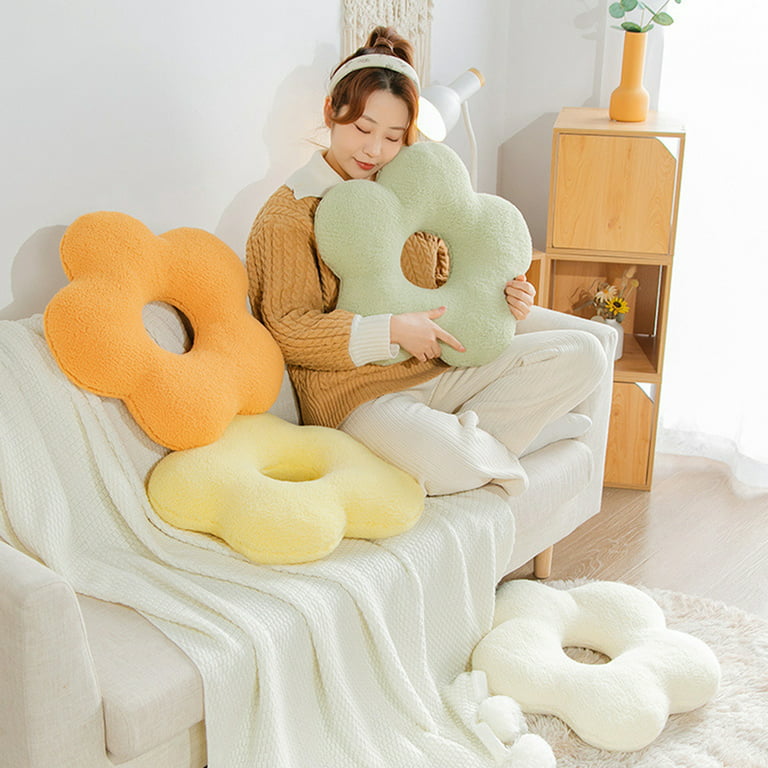 Cute Throw Pillows Bed, Cushions Kawaii Fluffy