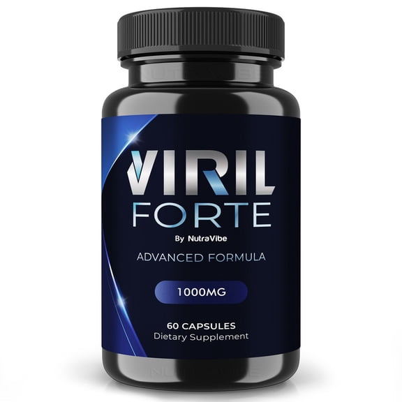 Viril Forte – Original VirilForte Capsules with a Natural Daily Blend for Energy & Wellness | Clean, Gentle, Easy-to-Swallow Pills (60 Capsules)