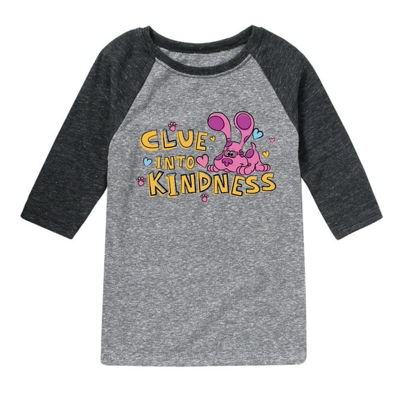 Blue's Clues & You! - Clue into Kindness - Toddler & Youth Raglan Graphic T-Shirt