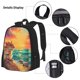 thumbnail image 3 of Balery Island Beach Guinea Pig Mochila escolar 3 en 1 para niños: mochila resistente con lonchera térmica y estuche para lápices. Mochila escolar para niños y niñas., 3 of 7