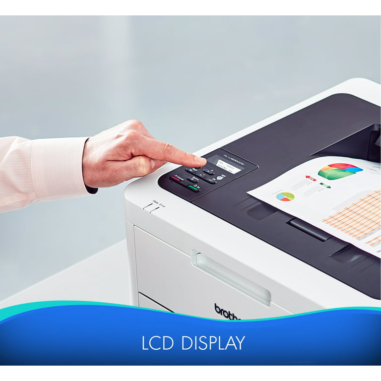 Brother HL-L3230CDW Compact Digital Color Printer Providing Laser Quality  Results with Wireless and Duplex Printing