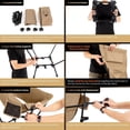 thumbnail image 6 of High Back Folding Camping Chairs, Height-Adjustable, Widened Seat, for Beach with Anti-Sinking Feet, 6 of 6