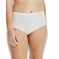 thumbnail image 3 of Hanes Women's Cotton Brief Underwear, Moisture-Wicking, 6-Pack White Size 9, 3 of 6