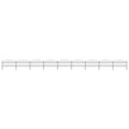 thumbnail image 5 of vidaXL Garden Fence Patio Privacy Screen Fence Wall with Spear Top Steel Black, 5 of 89