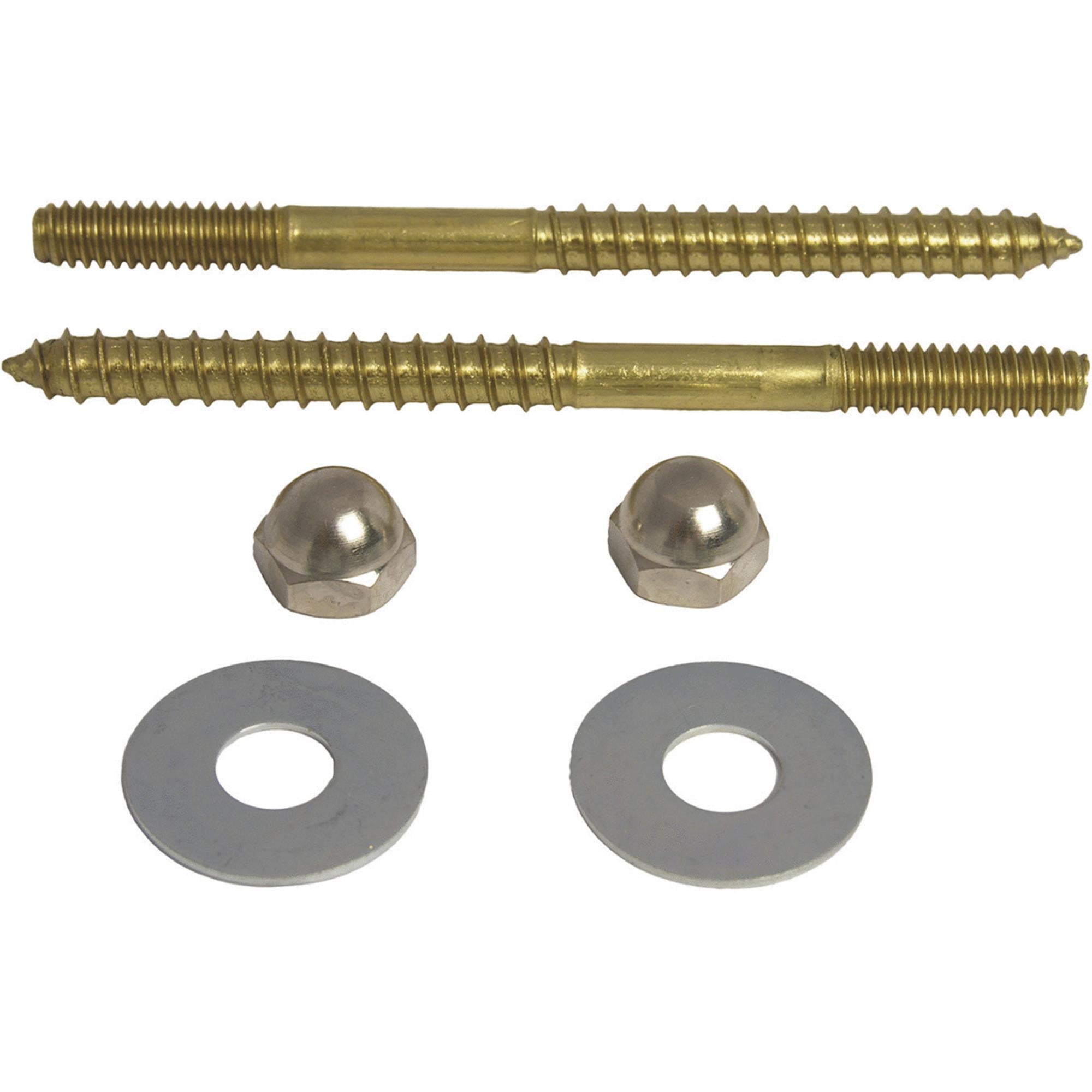 Lasco Long Brass Toilet Screws