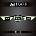 thumbnail image 3 of Attack Graphics Elite Number Plate Backgrounds for Kawasaki KLX110R 2024, 3 of 3