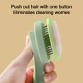 thumbnail image 4 of Pet Grooming Brush for Dogs & Cats Self-Cleaning Slicker Brush with Bristles Gentle Massage & Deshedding Tool for Short/Long Hair Includes Hair Release Button 7.09" x 3.94", 4 of 7