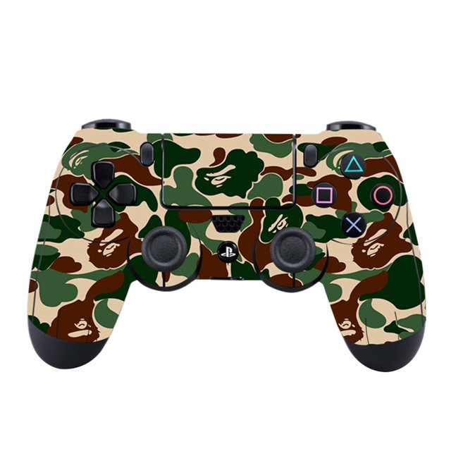 amdohai Étui de Manette en Peau, Housse de Protection pour PS4, Autocollant de Poignée