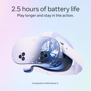 Meta Quest 3S 256gb VR Headset Level Up With Double the Storage 2X Graphical Processing Power Virtual Reality Without Wires Access to 40+ Games