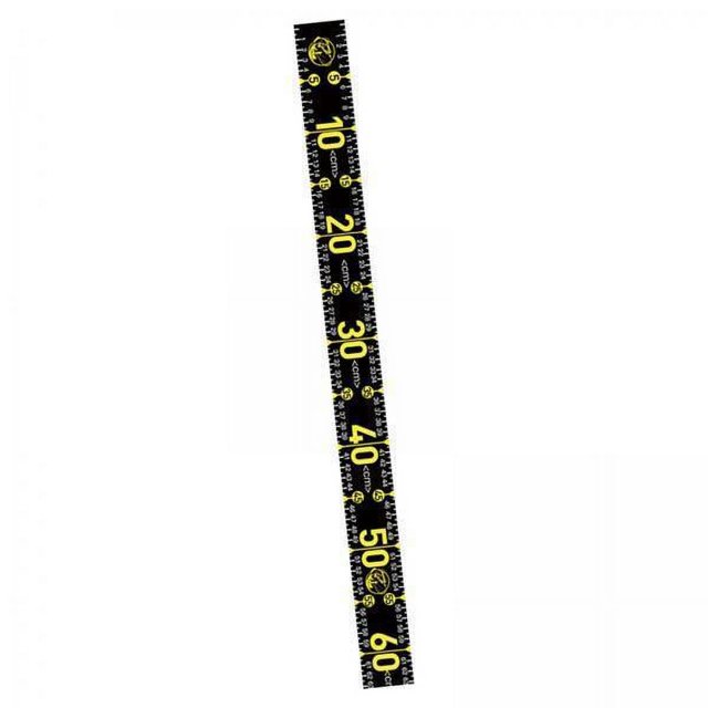 2 reglas de pesca plegables, herramienta de medición con escala, herramienta de medición de agua salada de 51.18 pulgadas, impermeable para cubierta de barco, pesca, barco, veleros 3 piezas