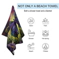 thumbnail image 2 of Wildflowers Butterfly Beach Towel Microfiber Beach Towels Sand Free Quick Dry Lightweight Travel Towels, 2 of 7