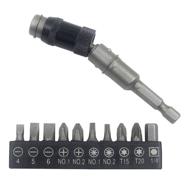 Riwesomey Taladro Hexagonal Vástago Destornillador Varilla de broca Martillo eléctrico Extensor Adaptador Artesano Taller Piezas de repuesto Herramientas de reparación de automóviles sin brocas