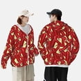 thumbnail image 4 of Daiia Fire Extinguisher UPF 50+ Sun Protection Hoodie Jacket Lightweight Long Sleeve Sun Shirt for Women Men with Pocket Hiking Outdoor-X-Large, 4 of 7