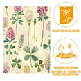 thumbnail image 2 of Watercolor Wild Flowers Meadow on Pastel Yellow Background Welcome Garden Flags, 12 x 18 Inch Double Sided Outdoor Yard Flags Waterproof For Home Outside Patio Lawn Porch, 2 of 6