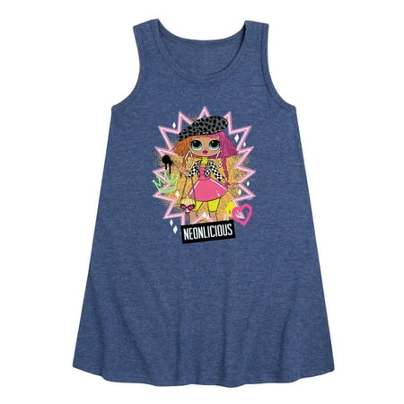 

LOL OMG! Fashion Dolls - Neonlicious - Toddler & Youth Girls A-line Dress