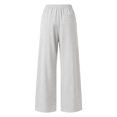 thumbnail image 5 of DHFJKG Wide Leg Pants For Women Baggy Joggers Elastic Waist Oversized Athletic Trousers With Pockets, 5 of 5