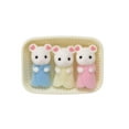 thumbnail image 1 of Calico Critters Marshmallow Mouse Triplets, 3 Cradled Baby Figures, 1 of 3