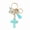 Color;Blue, variant on Elegant Resins Crosses and Butterfly Keychain with Tassels for Christian Religious Believers Backpack Bag Charm Keyring
