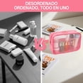thumbnail image 3 of Bolsa de Tocr, 3PCS Bolsa Transparente Viaje Transpirable y Ligero, Bolsa de Maquillaje Portátiles de Gran Capacidad, Bolsa de Tocr de Viaje Multifuncionales con Cremallera Mujeres y Hombres, 3 of 4