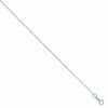 Leslies 14k White Gold D/C Twisted Square Snake Chain