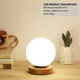 thumbnail image 2 of 1 lámpara de bola, luz nocturna, lámpara de escritorio, luz simple, lámpara de noche decorativa., 2 of 6