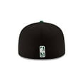 thumbnail image 3 of New Era Nba Miami Heat Gorra ajustada 2 tonos 59Fifty para hombre 7.25 Negro, 3 of 5