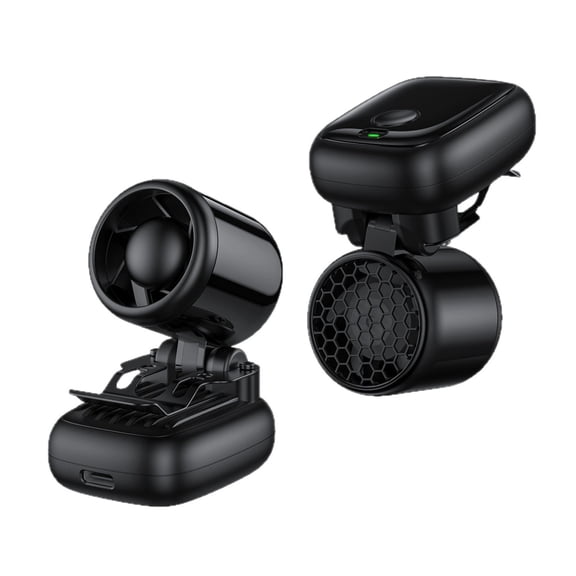 Clip On Mini Fan for Hat Brim and Shirt, Lightweight Wearable Hands Free Fan with 3 Speeds, USB C Fast Charging, Portable Personal Cooling for Stadium Games, Outdoor Work, Hiking and Fishing