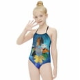 thumbnail image 6 of Wings Of Fire WOF Girls One Piece Swimsuits Quick Dry Bathing Suit Swimwear Swimming Suit 8-10Y(130cm), 6 of 8