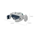 thumbnail image 4 of CQCYD Toys under $5 Crawling Crab Toys with Light Up and Mist, Interactive Musical with Automatically Avoid Obstacles, Fun Moving Toy for Babies, Toddlers and Kids, 4 of 9