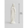 thumbnail image 4 of Our Lady of Lourdes Blessed Virgin Mary Statue Sculpture Figure - Made in USA - Blessed Virgin Mother Mary Décor Figurine - 5 1/2 inch Tall - Znet3D, 4 of 5
