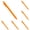Orange*10, variant on Goowood Ballpoint Pens Retractable Bulk 10 Pack Yellow Medium Point 1.0mm Smooth Writing Cute Ink Pens for Nurse Teacher Bridal Shower Gift