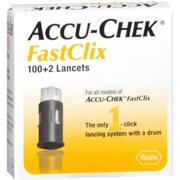 Accu-Chek Fastclix Lancets, 102 Count Pack of 2