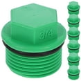 thumbnail image 1 of 10 tapones de plástico para manguera de jardín de 3/4", accesorios para manguera de agua, 1 of 8