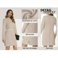 thumbnail image 6 of JWD Women's Long-Sleeve Casual Dress - Cozy Fall Fashion for Travel Airport Coffee Gray S, 6 of 9