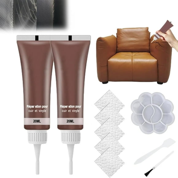 Zeanaturals Advanced Leather Repair Gel, 2026 New Leather Repair Kit , Advanced Leather Repair Gel Leathers Repairs KitMultifunctional Couch and Jacket Repair Kit, for Car Seat Couch Jacket