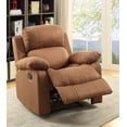 thumbnail image 1 of ACME Parklon Recliner in Chocolate Microfiber, 1 of 2