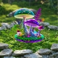 thumbnail image 4 of Kadlawus Under $5 ! Fluorescent Mushroom Garden Stakes Outdoor Decor Lawn Yard Accent Weather Resistant Easy Install Magical Theme, 4 of 6