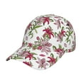 thumbnail image 6 of Lsque Lilies Flowers Baseball Cap Trucker Low Profile Hat Golf Dad Hat Adjustable Original Classic Unconstructed Plain Cap Men Women, 6 of 9
