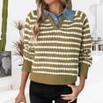 thumbnail image 2 of Bovemsi Womens Sweaters Women's Button Down Long Sleeve Crewneck Crop Cardigan Sweater Cute Knitwear Clothes Fall Sweaters, 2 of 8