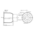 thumbnail image 4 of Automotive Authority LLC 4 White Trailer Wheel Hub Center Cap 4.25" Diameter Travel Trailer, Camper RV, 4 of 5