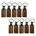 thumbnail image 1 of 10x Lightweight Key Chain Rectangular Unisex Key Bag Hanging Pendant DIY Engraved Painting Crafts with Key Tags Gifts Accessories, 1 of 8