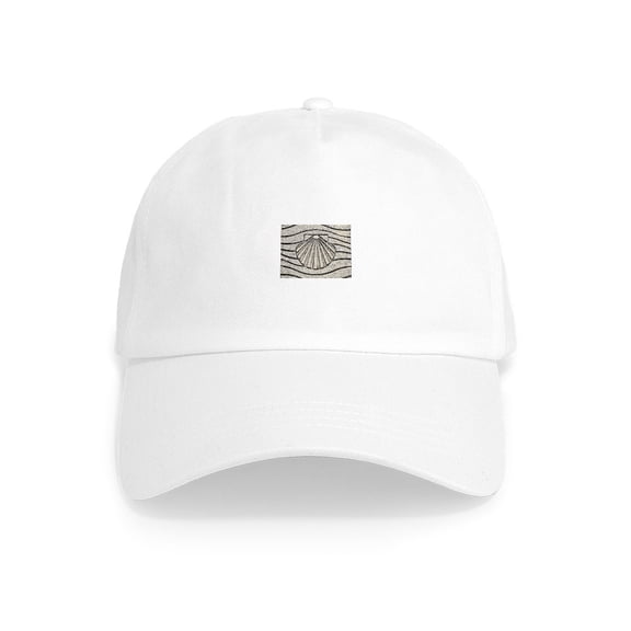 CafePress - El Camino Shell, Pavement, Spain Cap - Adjustable 100% Brushed Unisex Casual Cotton Baseball Cap, Beige, 1