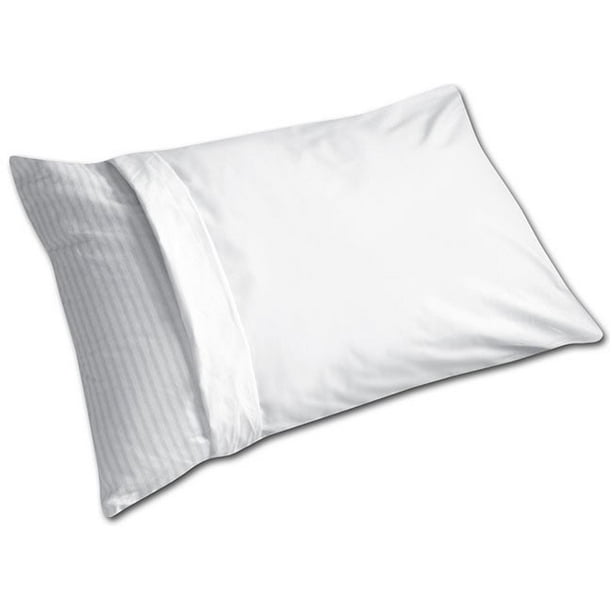 Levinsohn Textile Fresh Ideas Easy-care White Plain-weave Pillow 