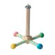 thumbnail image 1 of 360 ° rotating station pole Interactive Spinning Toys, Enrichment Bird Cage Accessories Perch Toys for Medium-Sized Birds Cockatiel Ring-Necked (Monochrome version), 1 of 5