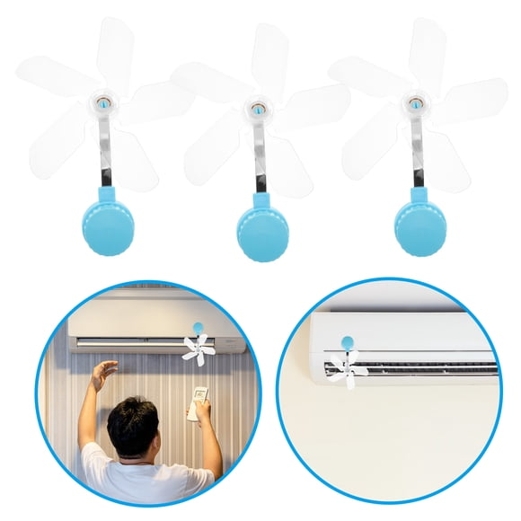 unbranded 3pcs Heater Vent Covers Plastic Prevent Direct Blowing for Home Living Room Sky Blue